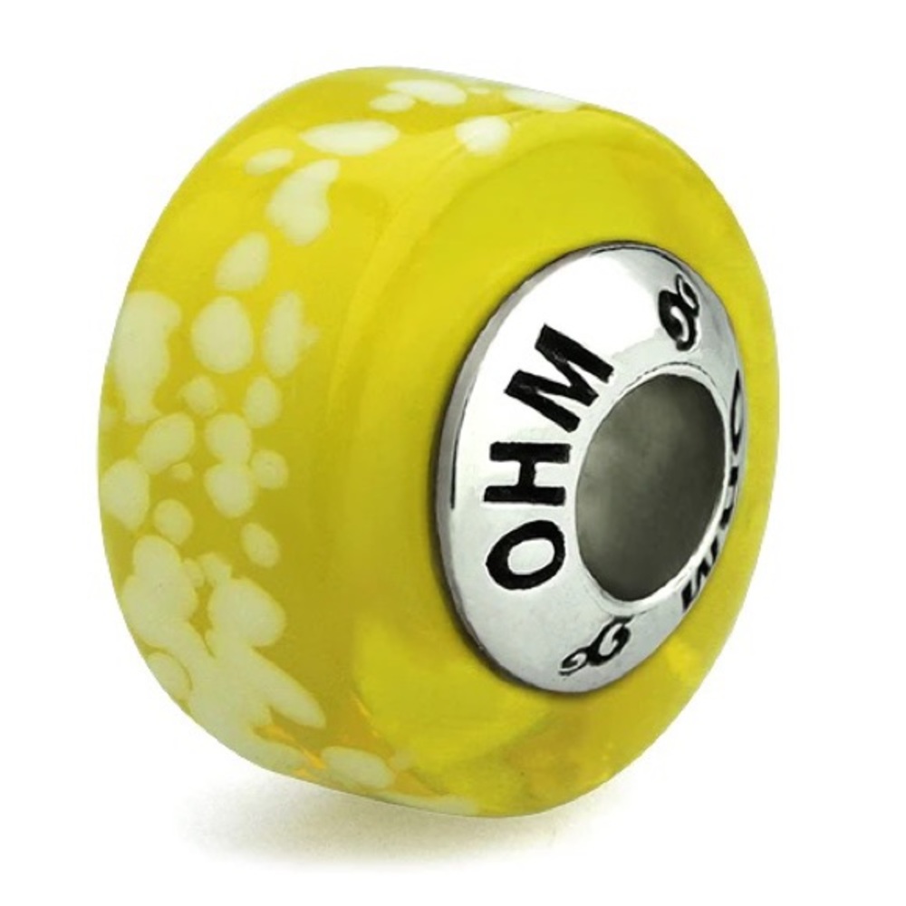 NWOT Lemon Coconut Bliss ohm beads charm